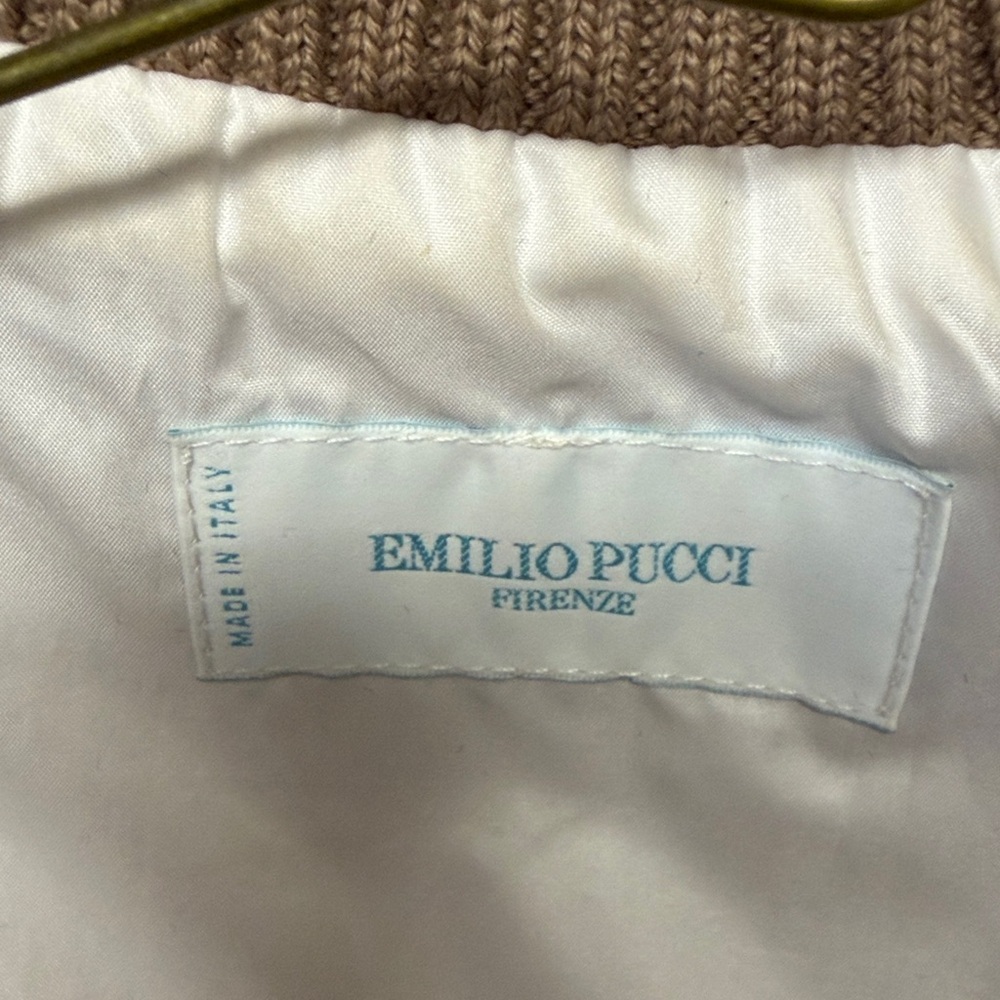 Emilio Pucci Pink and Brown Ski Jacket 2 pcs jacket and vest - Picture 4 of 15